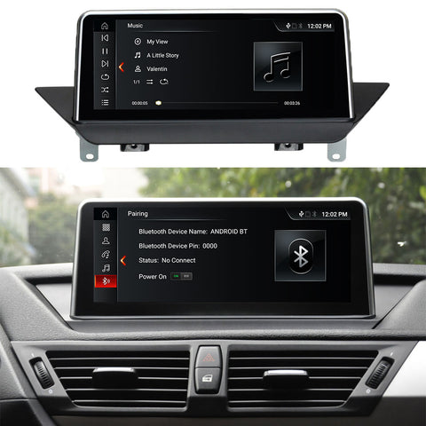 Head unit bluetooth car stereo with wireless carplay for BMW X3 E84 Android 10 system wifi GPS navigation system