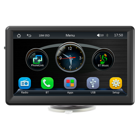 Bluetooth car stereo universal car radio with wireless carplay and Android auto high-definition 7-inch touch screen recommended installation