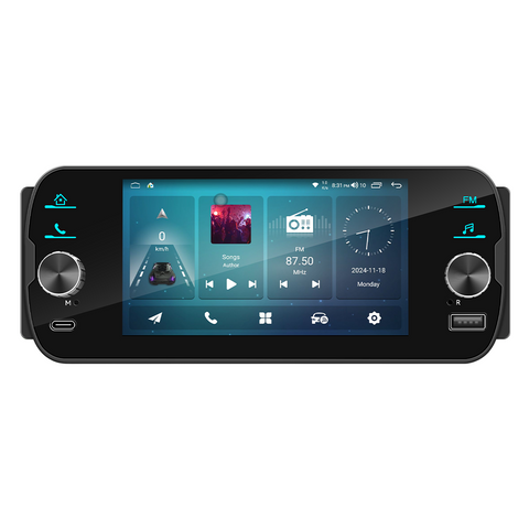 5 Inch Universal FM BT Single Din Android 13 Car MP5 Player With Wireless Carplay and Android Auto