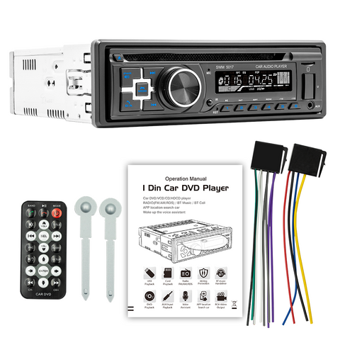 Car stereo manufacturer car CD dvd player single din car radio FM radio car mp3 player