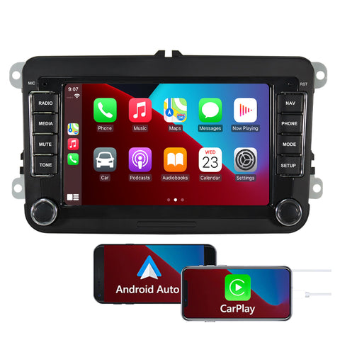 Car electronics Bluetooth car stereowith wireless Apple carplay and Android auto for mass passat polo golf Beetle Amarok Touran