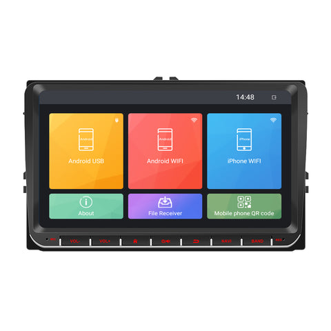 Car Stereo Wholesaler Car Radio Optional Wireless Carplay And Android Auto For VW Golf Polo Beetle Amarok Touran Polo Passat 9 Inch HD Screen