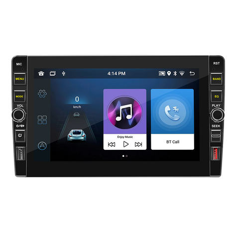 Double 2 Din Car Stereo With Backup Camera Wireless Apple carplay Universal 9 Inch HD 2.5D Screen WIFI Bluetooth 5.0 GPS Navigation
