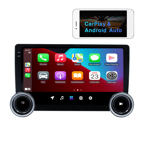 Car stereo with bluetooth double din car radio with wireless carplay universal 10.1 inch touch screen android 13 wifi GPS navigation system support FM AM usb aux