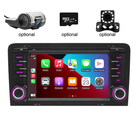 Car radio wholesale Quad Core 7 Inch Car MP5 Player Navigation Radio GPS Car Stereo Suitable for Audi A3 Android 13 System