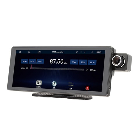 Portable Dual Camera Car Black Box 10.26 Inch Screen Adjustable Desktop DASH CAM Car DVR With Carplay and Android Auto
