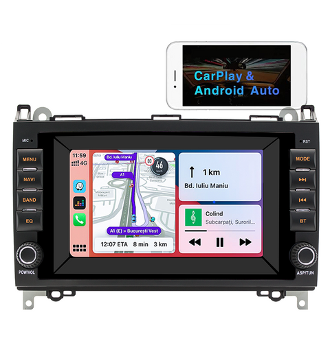 Car Stereo system car multimedia player for benz B200 2008-2017 with wireless carplay and Android auto function GPS navigation wifi