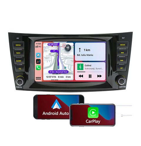 Car Multimedia Player For W211 IPS Screen Android 13 Wireless Carplay and Wireless Android Auto DSP wifi gps