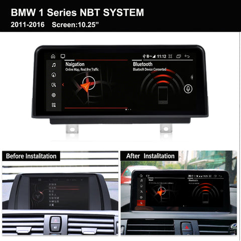 Car Multimedia Player Head Unit For BMW 1 2 Series F20 F21 F23 android system IPS screen support wifi gps navigation