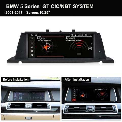 Bmw apple carplay bluetooth car radio for bmw 5 series F10 F11 supports wifi navigation mirror link aux