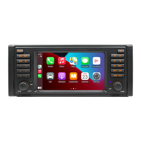 Android 13 Car Stereo Wireless Carplay for BMW E53 Double Din 7 Inch Touchscreen GPS Navigation System FM WiFi