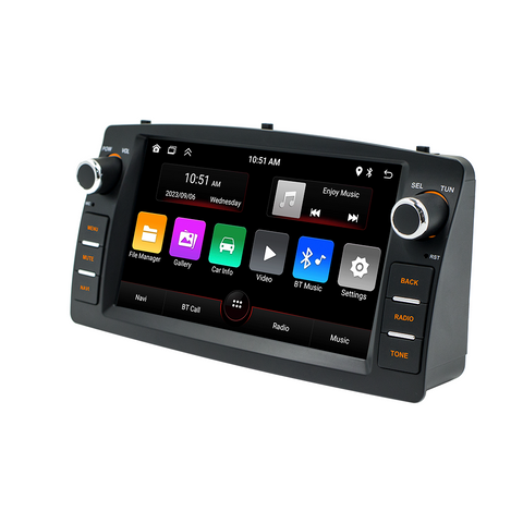 Factory Car Video Player For BYD F3 2005-2013 7 IPS Screen Android 13 Wireless Carplay and Wireless Android Auto DSP wifi gps
