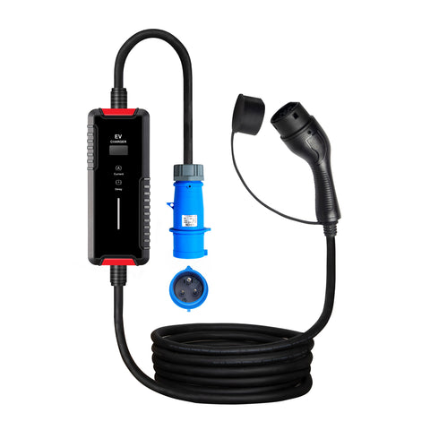 EV Charger Custom Portable Car Charger Portable Charger 1.7KW to 7KW 13A 16A 32A