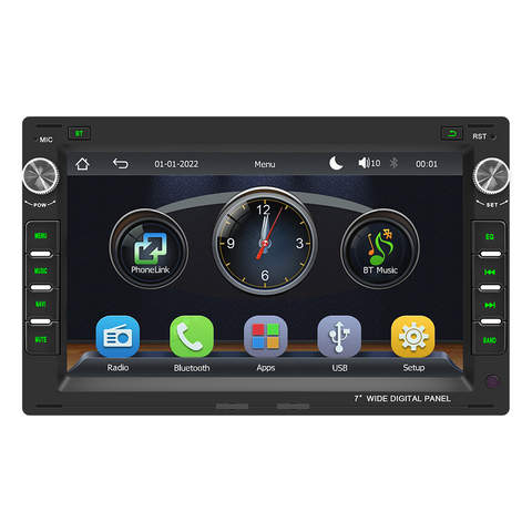 carplayerscreen for old vw passat Supports wireless CarPlay and Android Auto 7 inch ips screen FM AM Raido RDS USB 2.1A Charging Bluetooth 5.0 Reverse Camera Input Mirror Link SWC