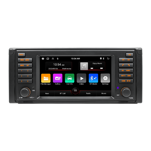 Android 13 Car Stereo Wireless Carplay for BMW E53 1996-2007 Double Din 7 Inch Touchscreen GPS Navigation System FM WiFi