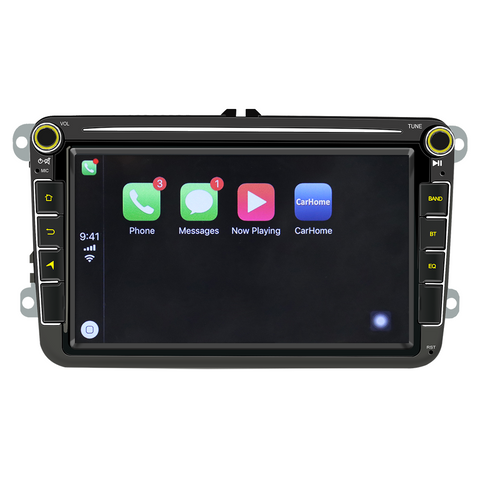 Factory car stereo for vw with Wireless Carplay and Android Auto 8 inch IPS Screen Supports FMAM Raido RDS USB 2.1A Charging Bluetooth 5.0 Reverse Camera Input Mirror Link SWC&nbsp;