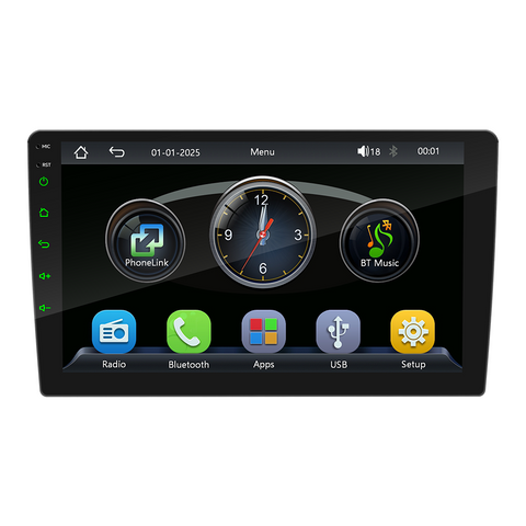 car Multimedia manufacturer haed unit bluetooth with carplay and android auto double din car radio bluetooth 5.0 FM AM usb aux mirror link camera input