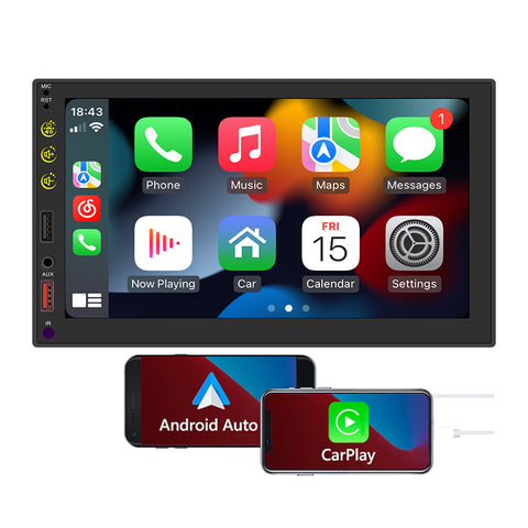 car multimedia player Bluetooth car radio with wireless carplay 7 inch HD screen car mp5 player