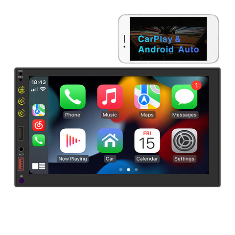 car multimedia player Bluetooth car radio with wireless carplay 7 inch HD screen car mp5 player
