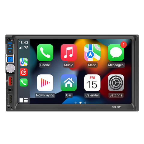 car multimedia player Bluetooth car stereo with wireless carplay 7 inch HD screen car mp5 player
