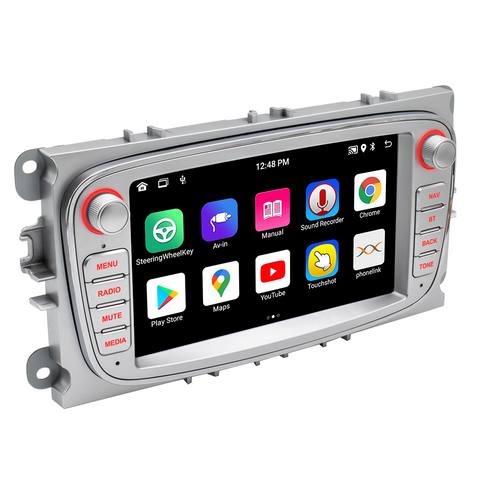 Android 13 Car Stereo 7 Inch Double Din Android Auto Car Radio Carplay&nbsp; for Ford Focus Mondeo S-max