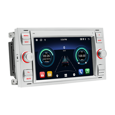 Android 13 Touchscreen Car Radio Player 7 Inch GPS Car Stereo 2 Din Autoradio for Ford transit