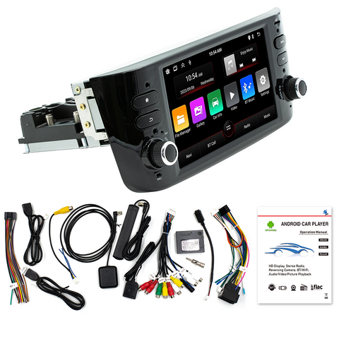 car stereo manufacturer GPS navigation for Fiat Punto 2016 head unit with wireless carplay and Android auto WiFi Bluetooth mirror link RDS FM radio