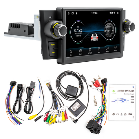 Car MP5 player for Fiat Lingya 2007-2012 Android 13 7-inch HD touchscreen car multimedia player with wireless carplay and Android auto support WiFi Bluetooth GPS navigation mirror link