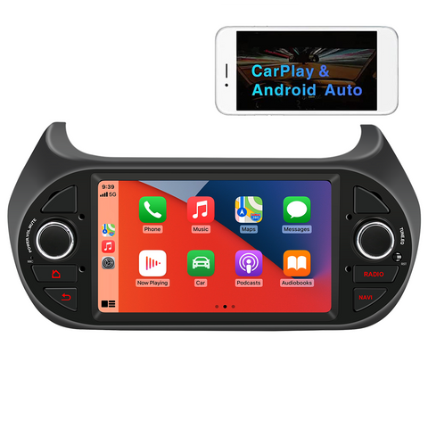 Factory car radio for Fiat Flori 2008-2011 Android 13 7-inch HD touch screen car multimedia player with wireless carplay and Android auto support WiFi Bluetooth GPS navigation mirror link