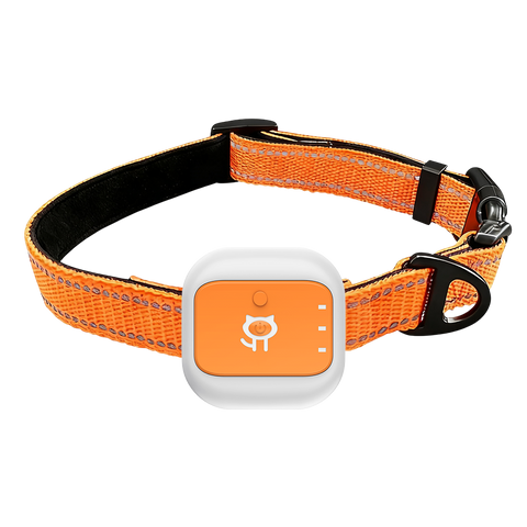Smart GPS Tracker for Cats and Dogs round Anti-Lost Device with GSM and GPRS Positioning Pet Kids Bag Wallet Tracker Locator