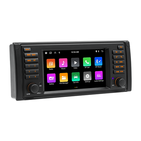 Android 13 Car Stereo Wireless Carplay for BMW E53 1996-2007 Double Din 7 Inch Touchscreen GPS Navigation System FM WiFi