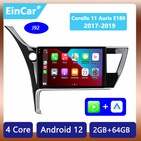 Android 13 For Toyota Corolla 11 Auris E180 2017 2018 2019 Car Radio Multimedia GPS Navi Car Stereo With Carplay Android Auto