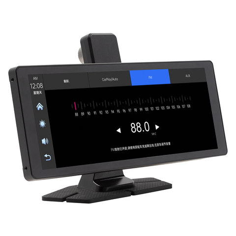 Portable DASH CAM Dual Camera Car Black Box 10.26 Inch Screen Adjustable Desktop  Car DVR With Carplay and Android Auto
