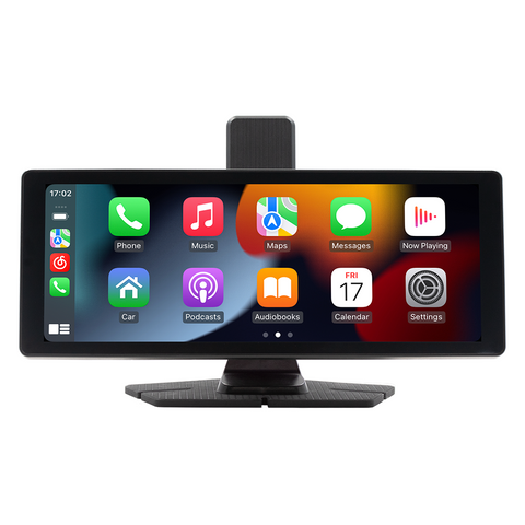 Portable DASH CAM Dual Camera Car Black Box 10.26 Inch Screen Adjustable Desktop  Car DVR With Carplay and Android Auto
