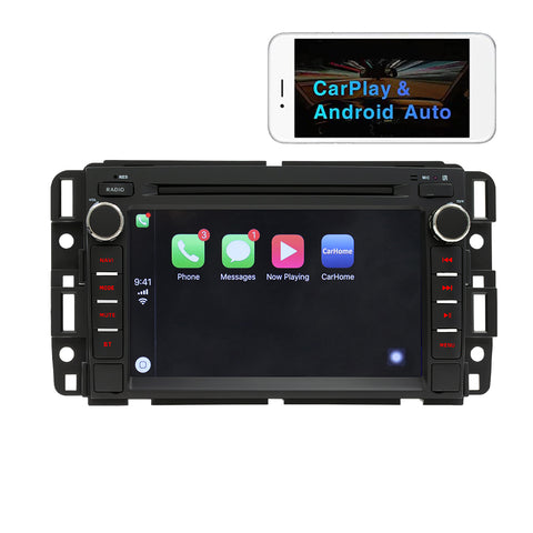 7 Inch 2 Din Android Car Radio for Chevrolet Silverado GMC 2007-2013 Sierra Impala Traverse Avalanche Express Yukon Acadia Savana Carplay