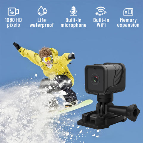 High definition sports camera with video recording recording photography night vision function WiFi link Vlog Cam