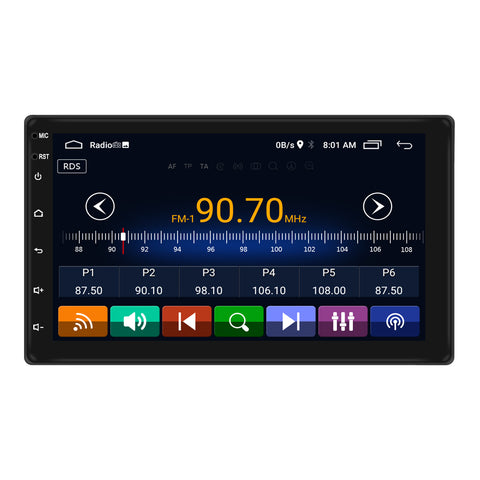 Autoradio double din car stereo with Wireless Apple carplay and Android auto Android 13 system Support wifi Bluetooth 5.0 Navigation aux usb mirror link