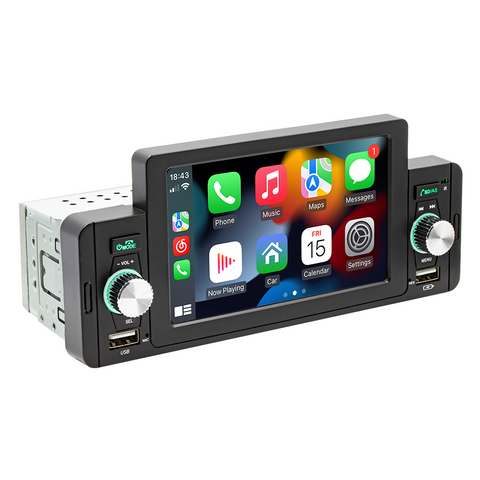 Universal Bluetooth Car radio single 1 din Autoradio 5 Inch screen with carplay auto electronics