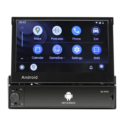Single din android 13 car stereo with wireless carplay android auto 7 inch touch screen autoradio wifi  Car Radio Multimedia GPS Navi