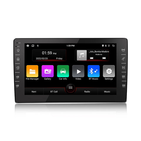 Car stereo manufacturer double din car stereo bluetooth optional wireless apple carplay and android auto 9 inch ips screen support wifi navigation mirror link usb aux camera input