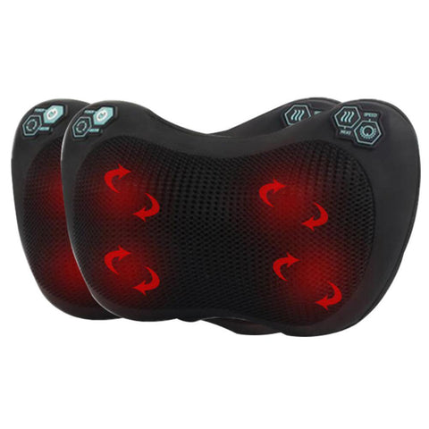 Wholesale Car Massage Pillow vibration With Heatable Neck Shiatsu Massage hot compress massage pillow