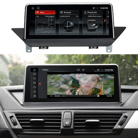 Head unit bluetooth car stereo with wireless carplay for BMW X3 E84 Android 10 system wifi GPS navigation system