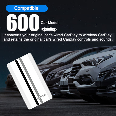 Wireless Apple carplay dongle original car wired to wireless carplay compatible with 98% of cars