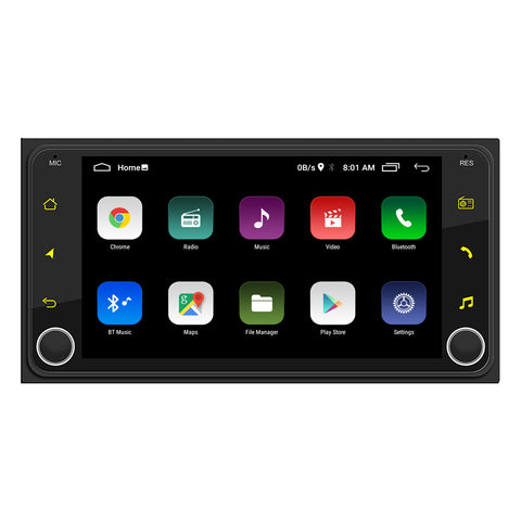 car video manufacturer android car stereo for Toyota RAV4 Corolla 4Runner RunX Prado support FM AM RDS DSP bluetooth 5.0 optional wireless carplay