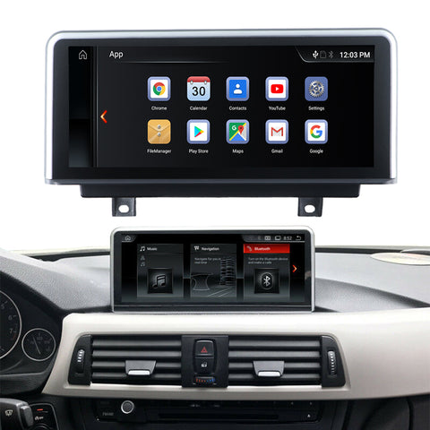 Car multimedia player For BMW F30 F31 F34 with wireless Apple carplay and Android auto 8 core 10.25 inch ips screen Bluetooth wifi navigation